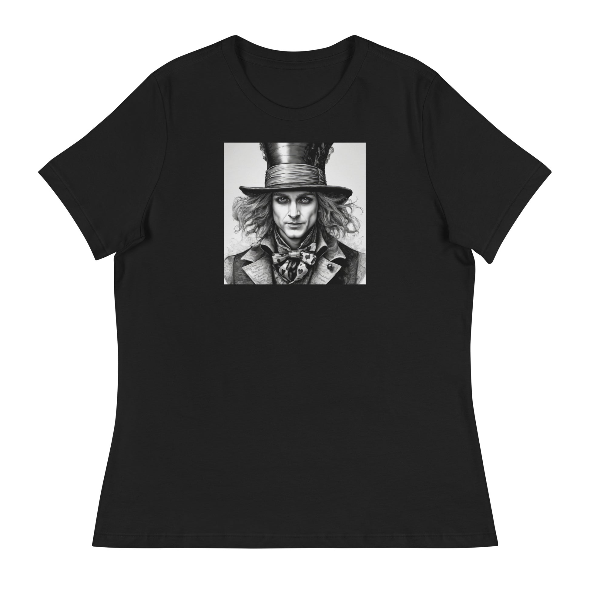 Serenely Eccentric Mad Hatter T-Shirt Black