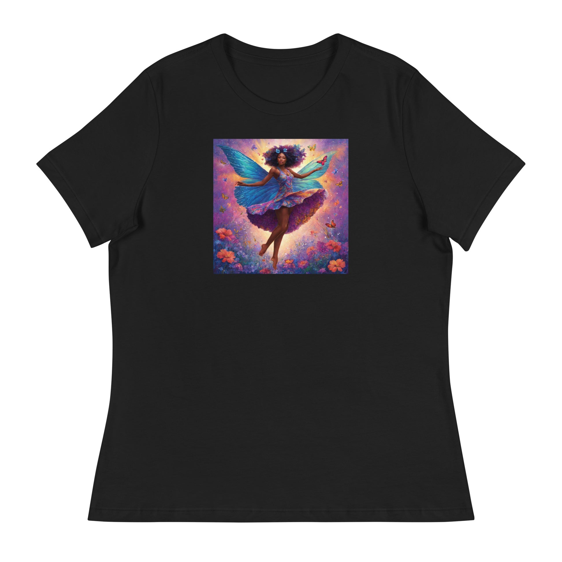 Peaceful Fairy Women's T-Shirt Black