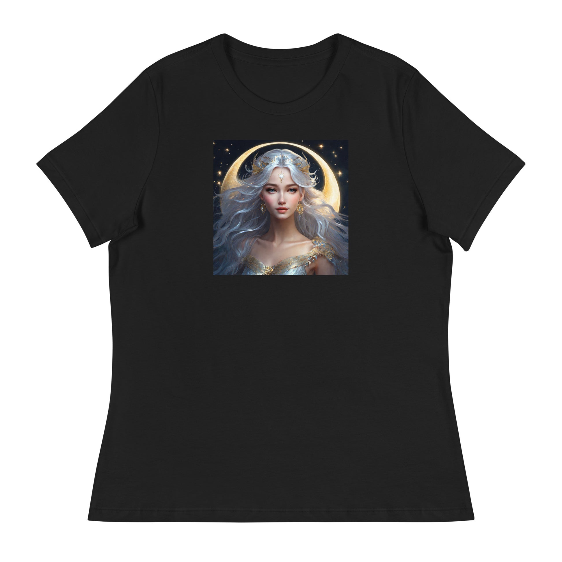 Moon Fairy Women's T-Shirt Black