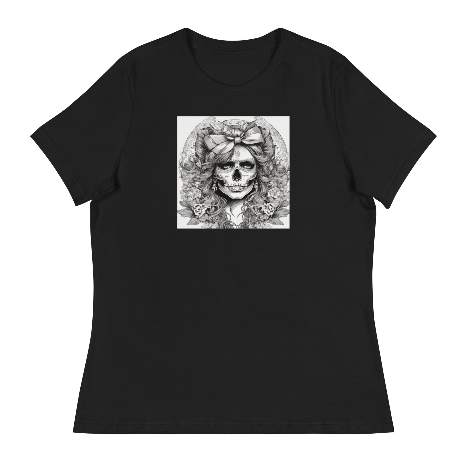 Day of the Dead Princess T-Shirt Black