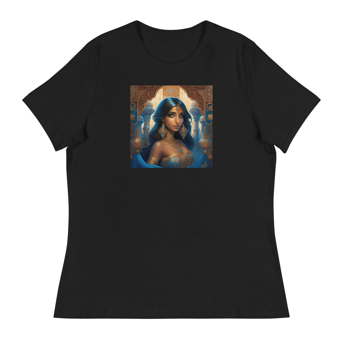 Princess Jasmine Women's T-Shirt Black