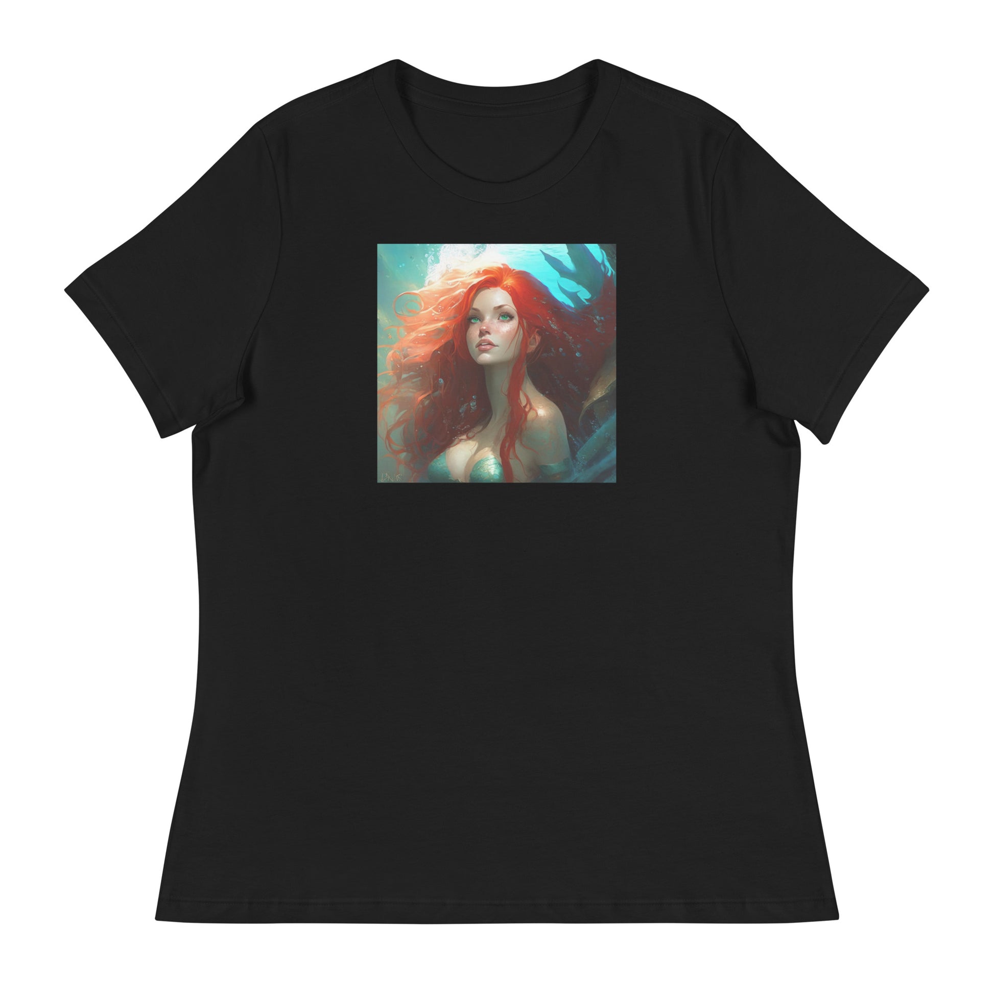 The Little Mermaid Under the Sea Women's T-Shirt Black