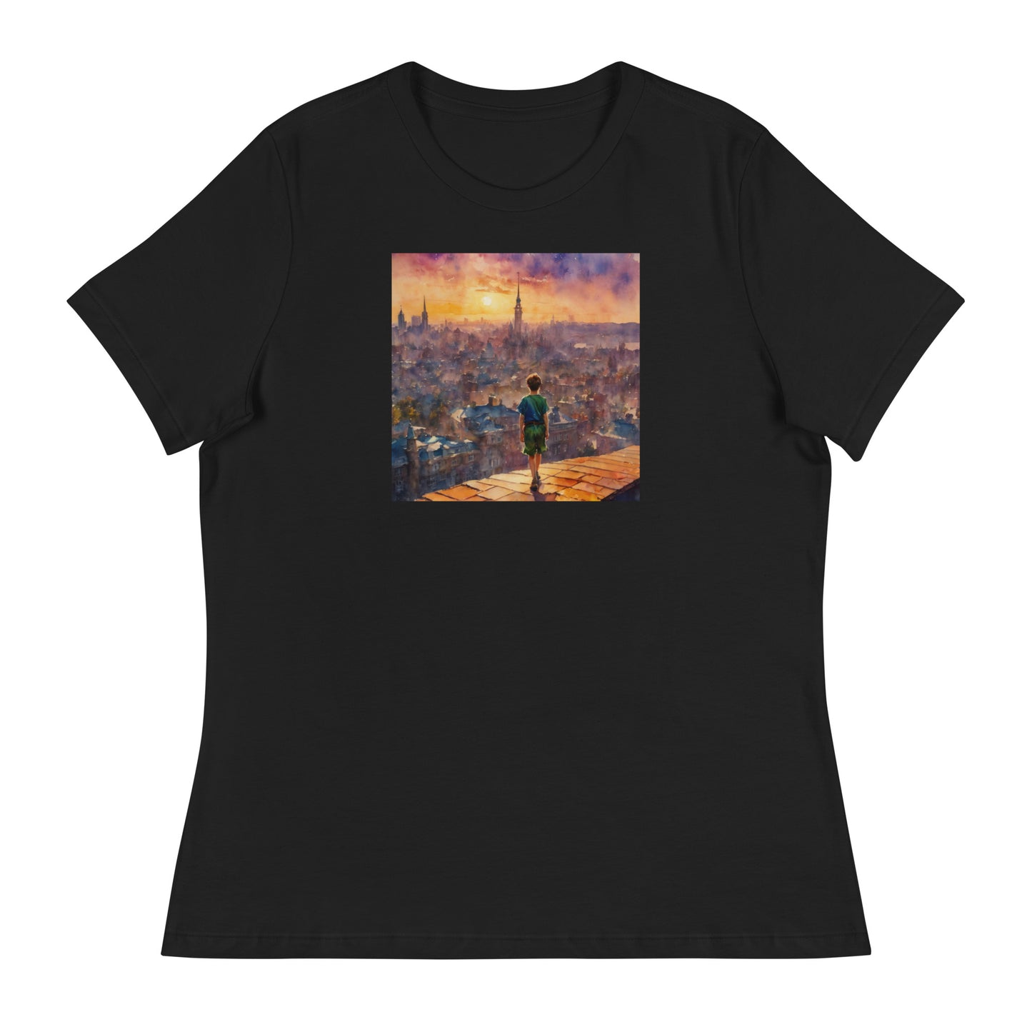 Peter Pan's World Women's T-Shirt Black