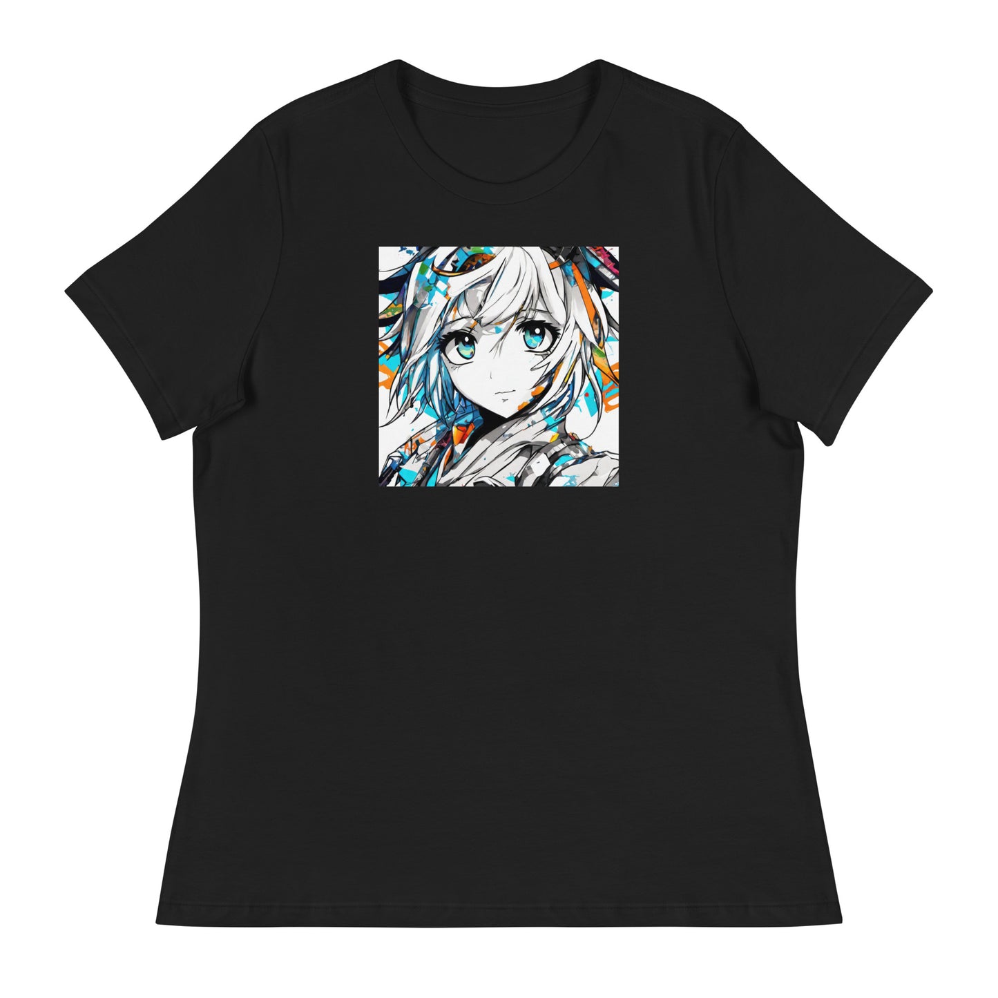 Women's Anime Addict T-Shirt Black