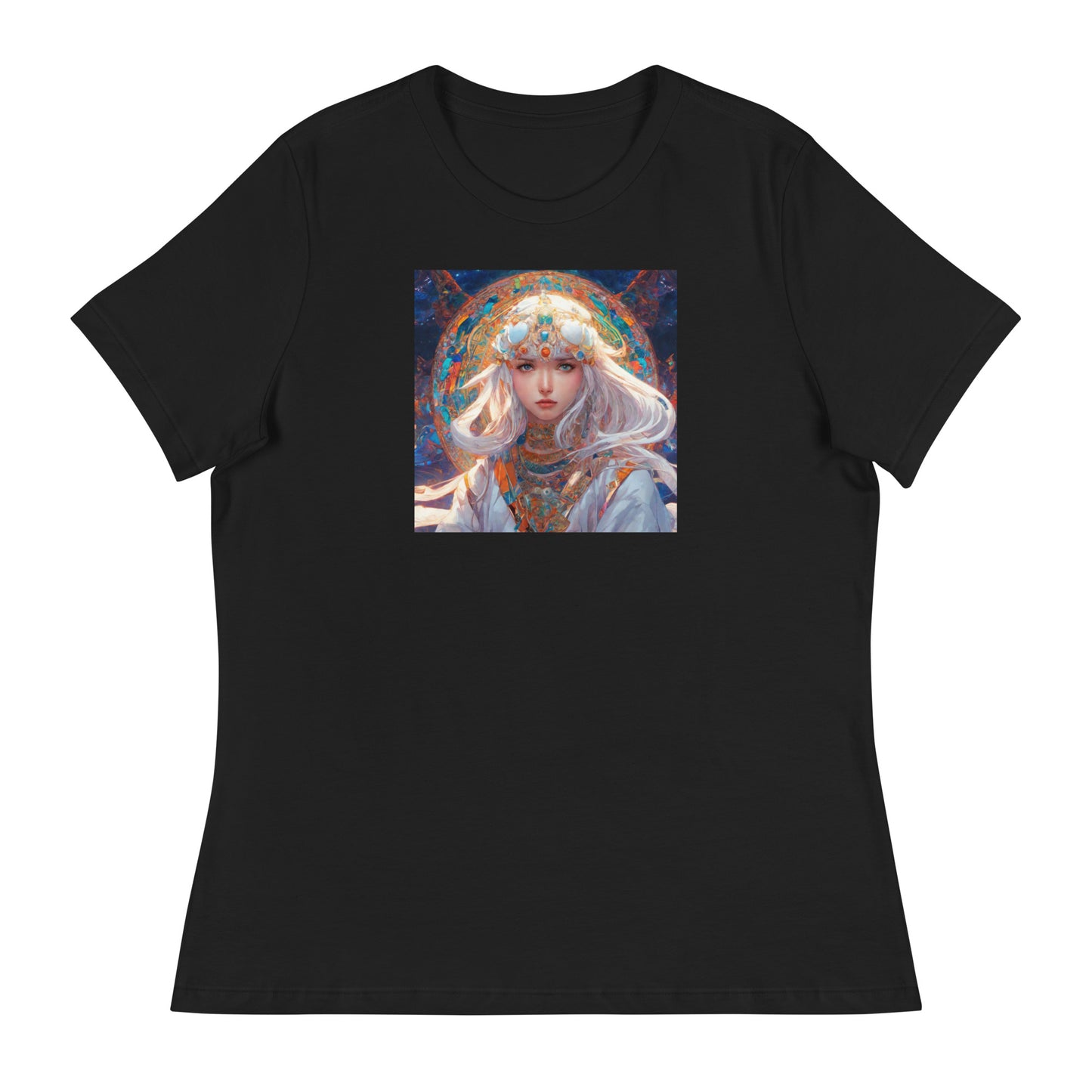 Mystical Mage Women's Anime T-Shirt Black