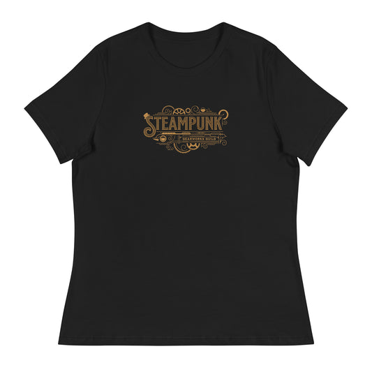 Steampunk Gearworks Guild Women's T-Shirt Black