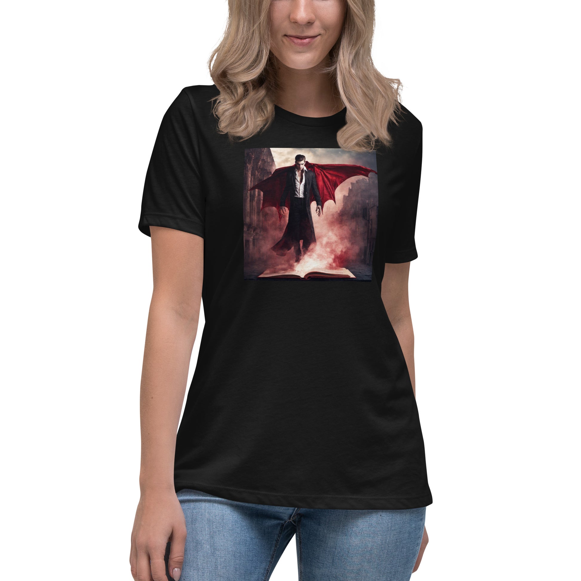 Women's Vampire Book Lover T-Shirt