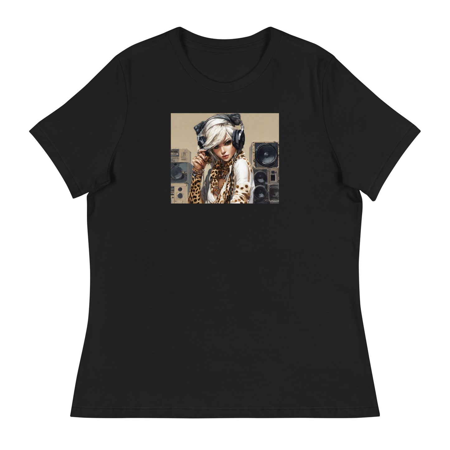 Women's DJing T-Shirt Black