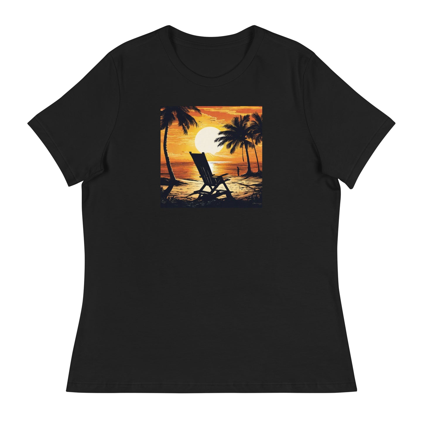 Summer Paradise Women's T-Shirt Black