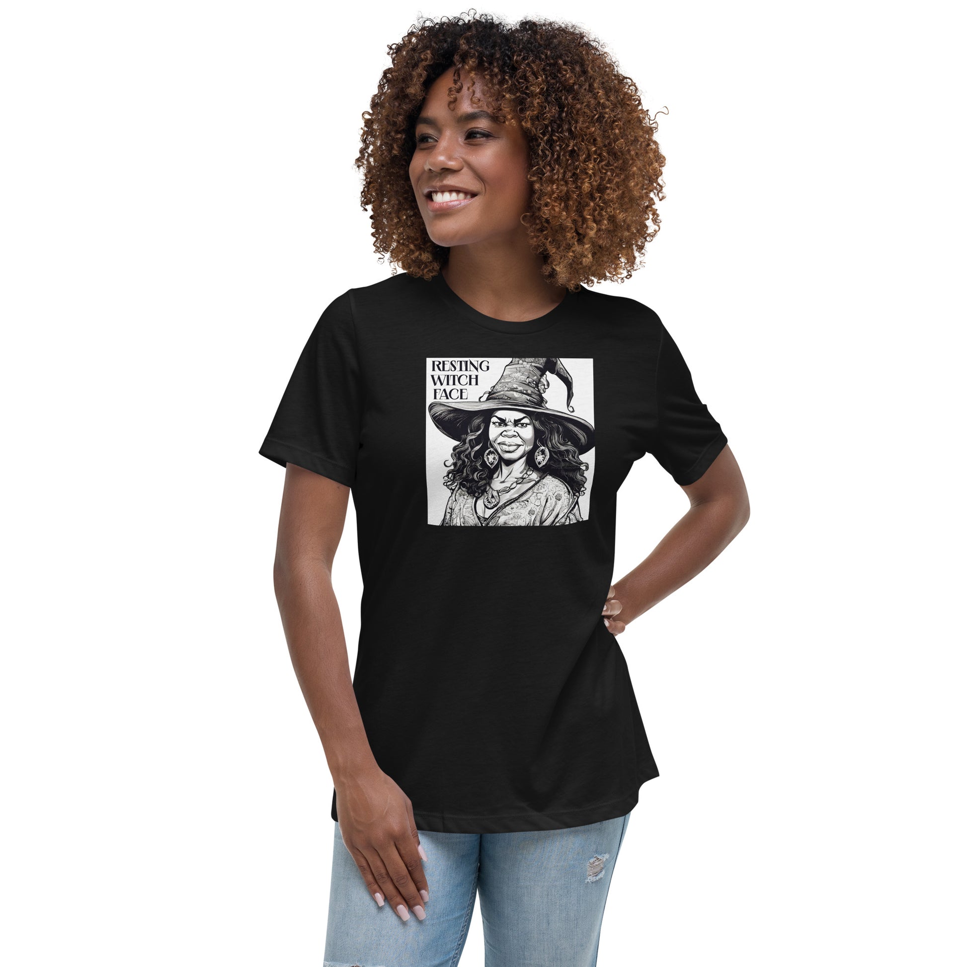 Resting Witch Face Women's Halloween T-Shirt