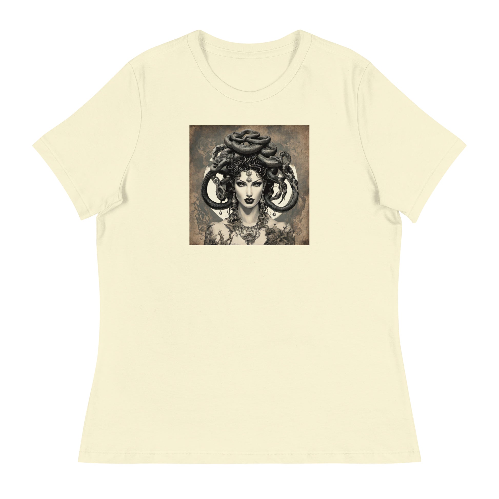 Medusa's Gaze Women's Graphic Tee Citron