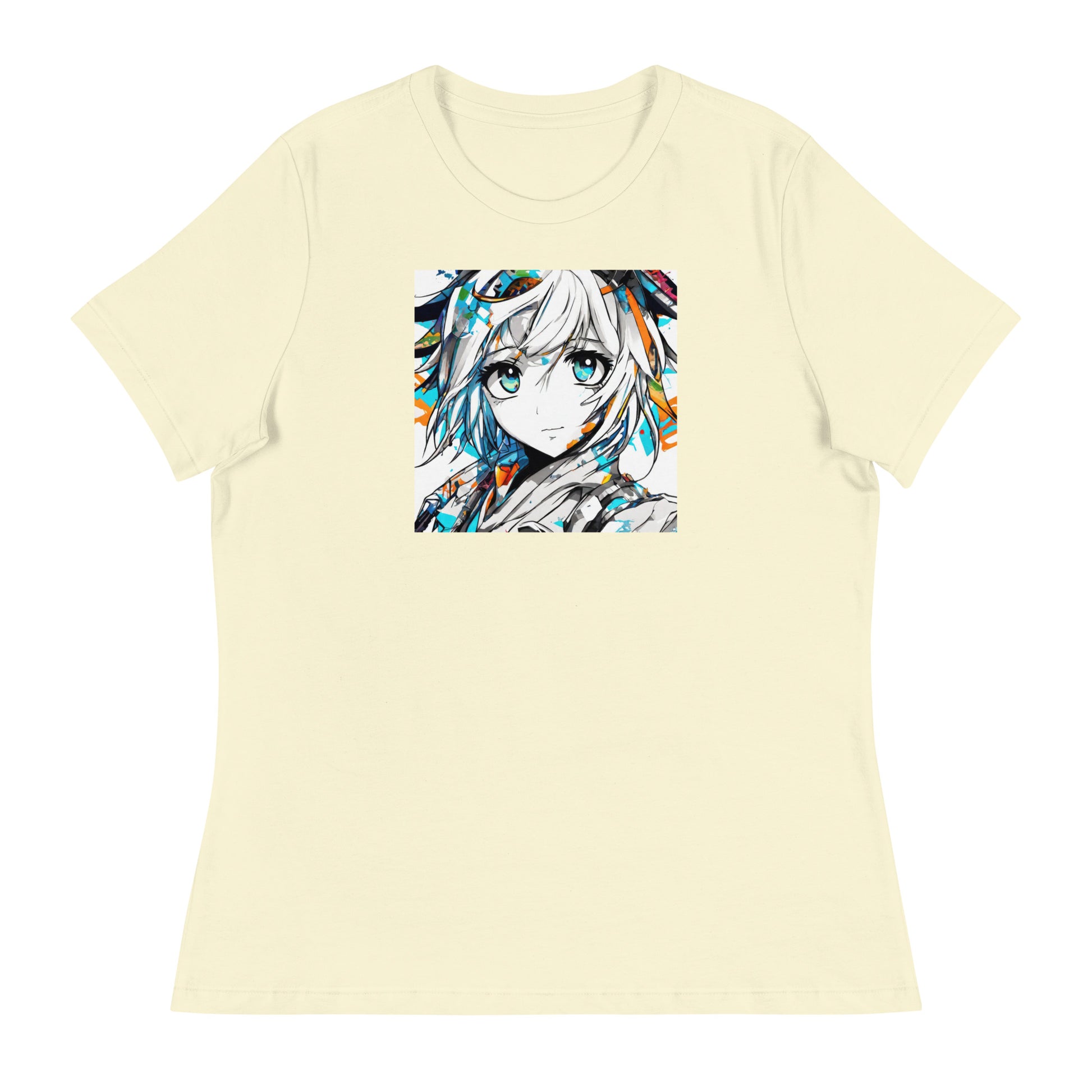 Women's Anime Addict T-Shirt Citron