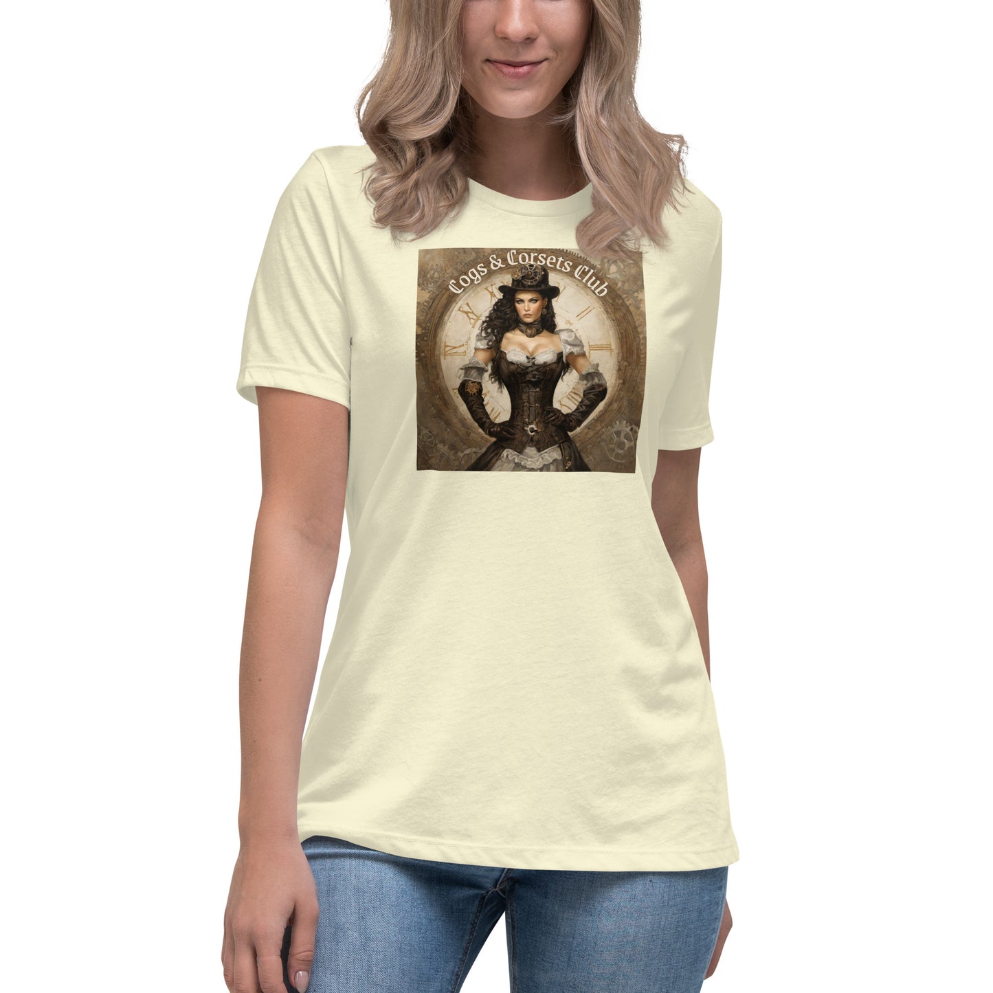 Cogs & Corsets Club Women's Steampunk T-Shirt