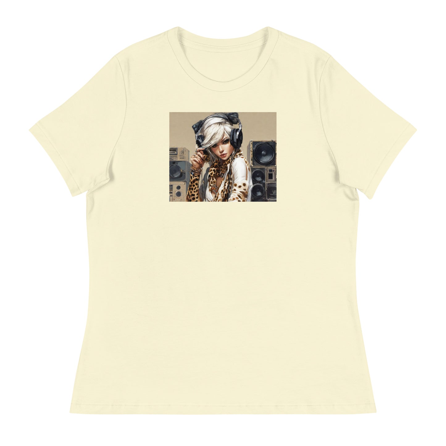 Women's DJing T-Shirt Citron