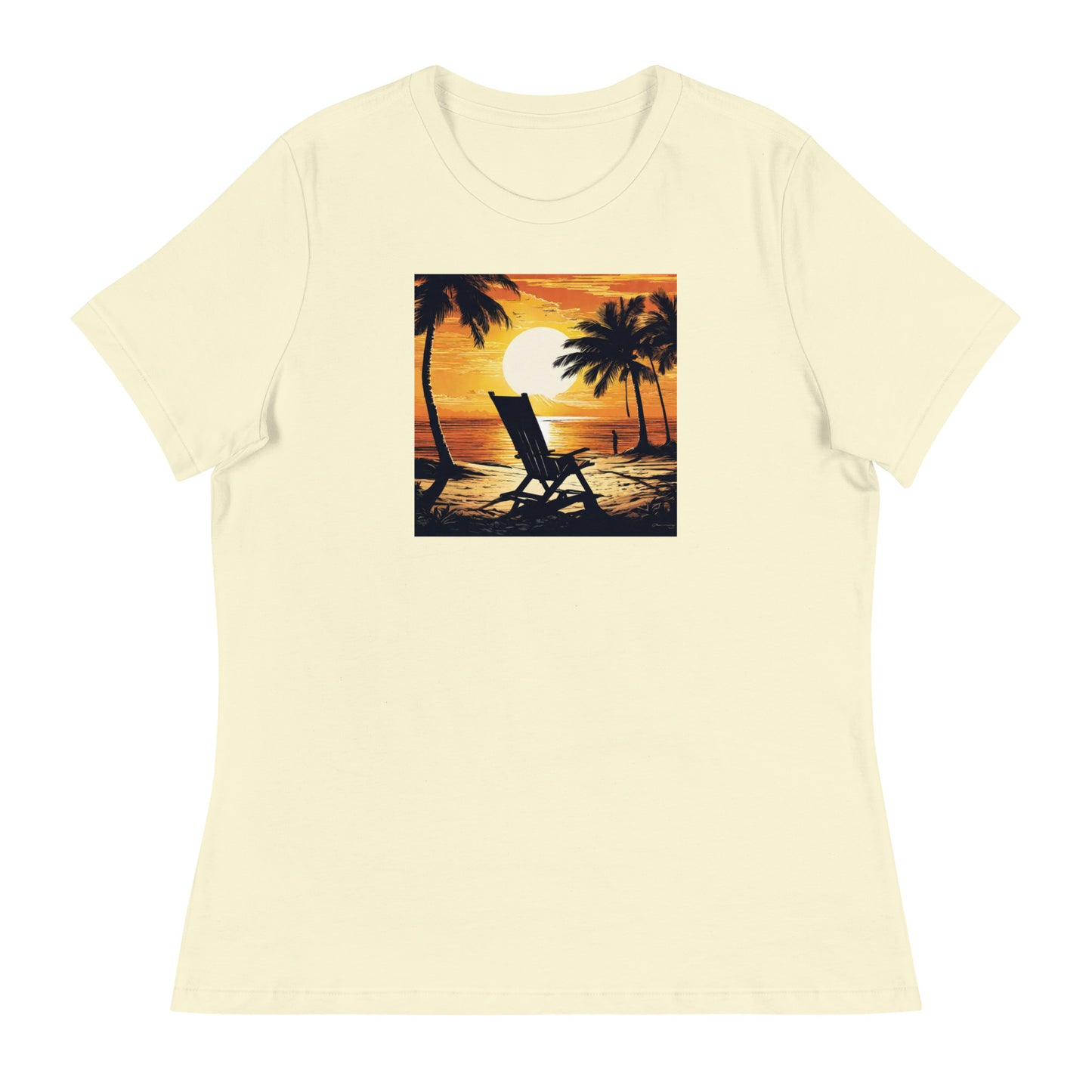 Summer Paradise Women's T-Shirt Citron