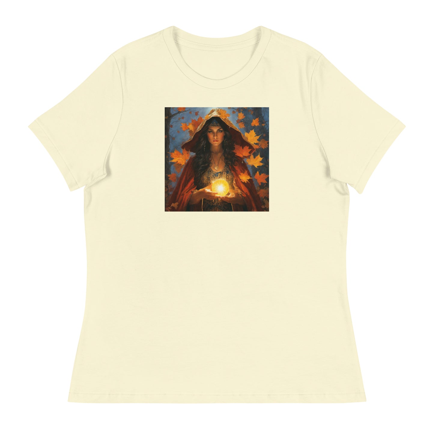 Autumn Gypsy Women's Fall T-Shirt Citron