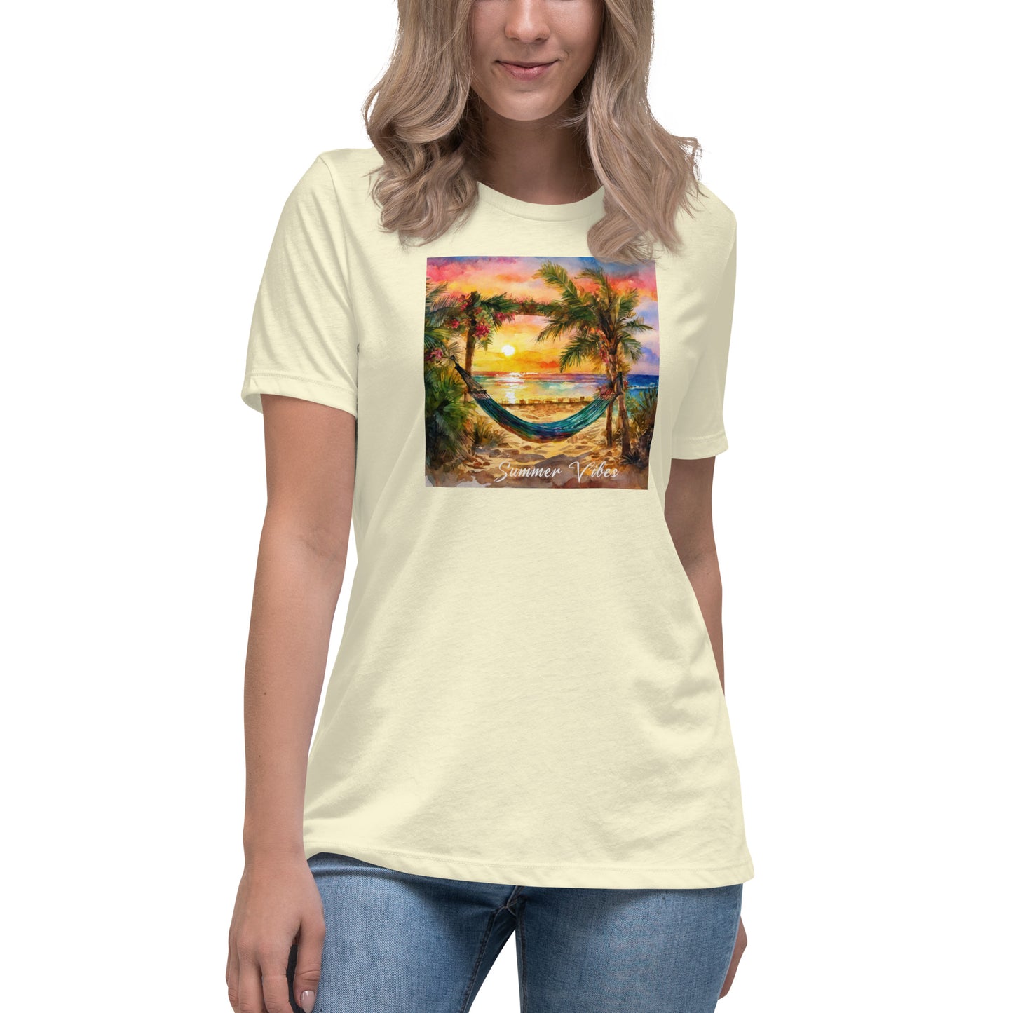 Summer Vibes Women's Beach T-Shirt