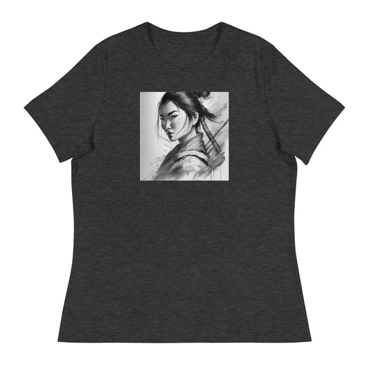 Legendary Mulan Women's T-Shirt Dark Grey Heather