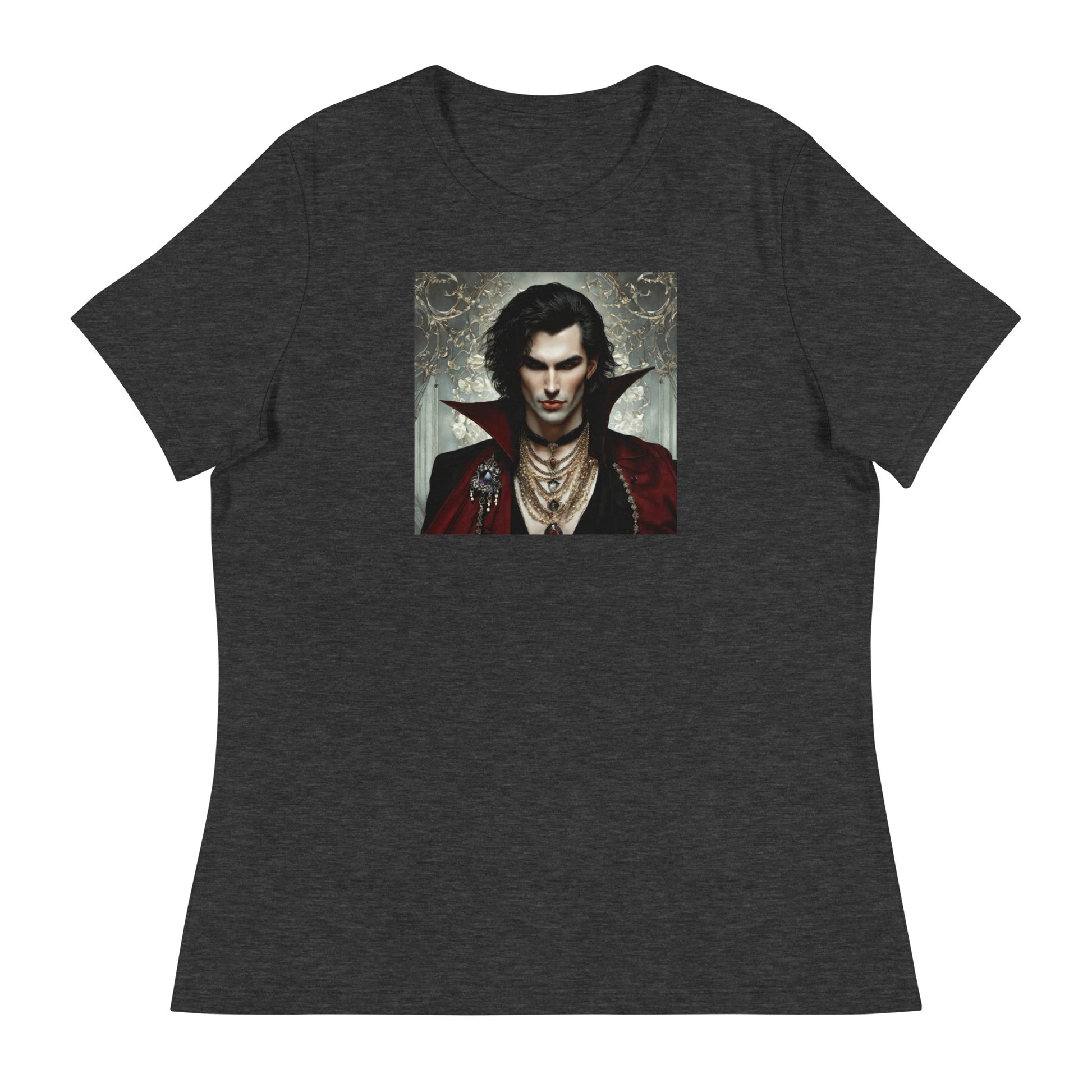 Alluring Vampire Women's T-Shirt Dark Grey Heather