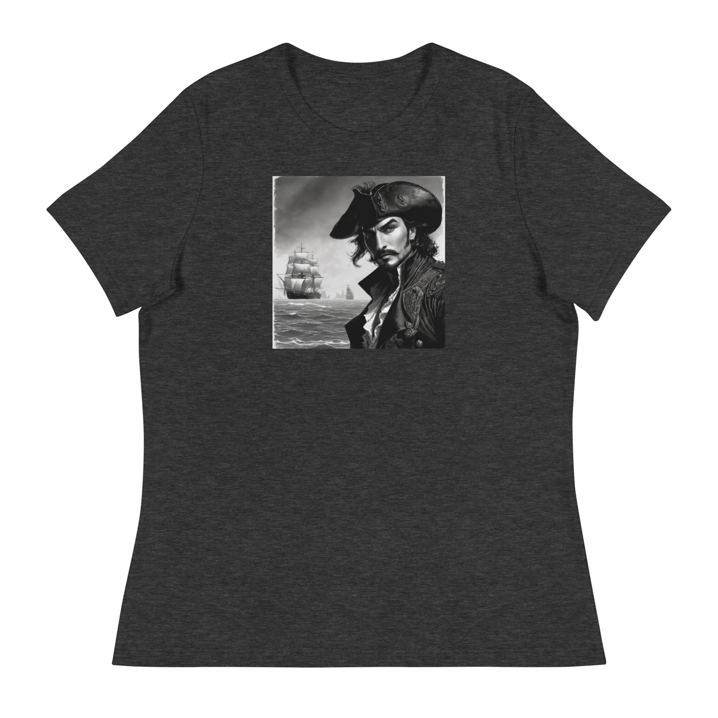 Captain Hook's Gaze Women's T-Shirt Dark Grey Heather