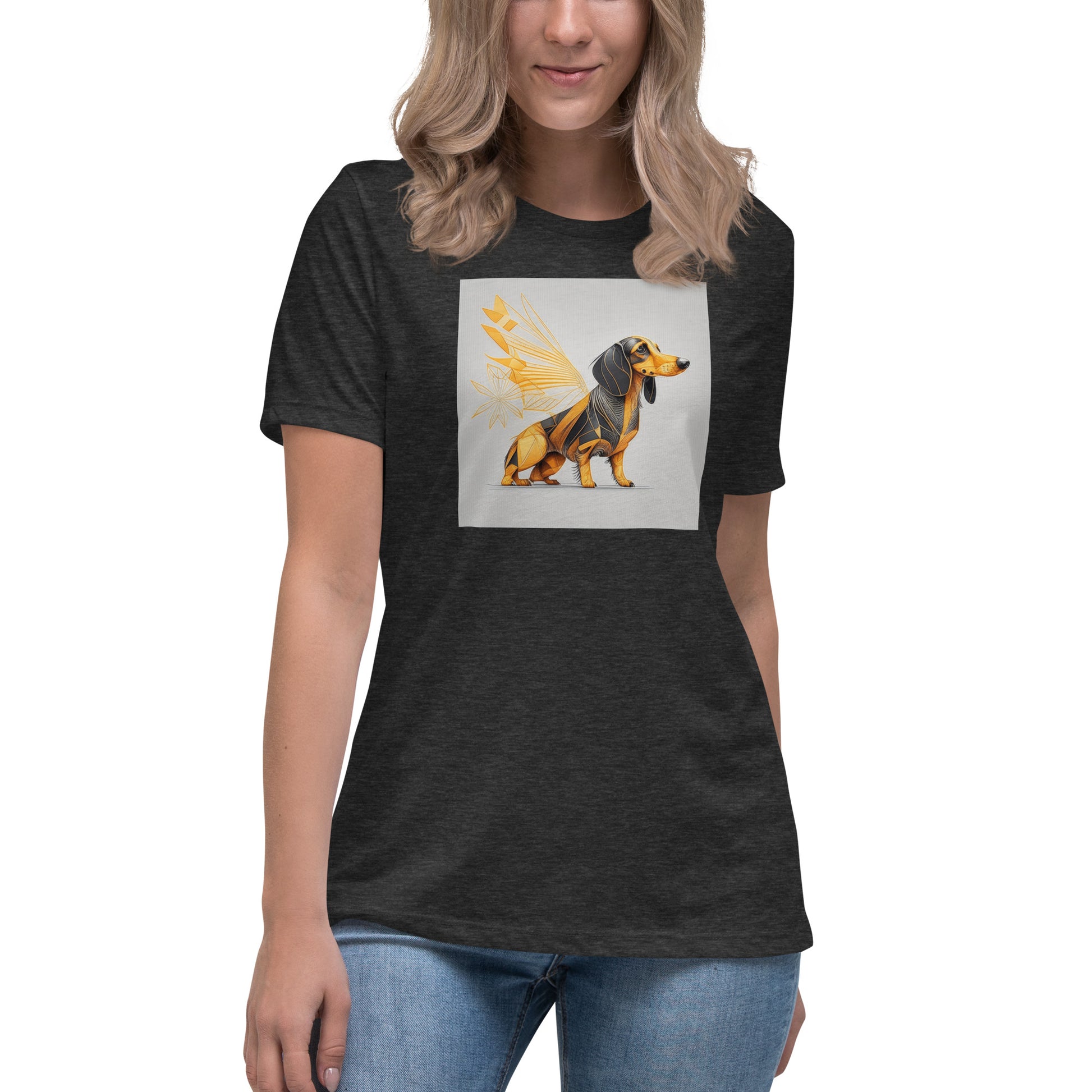 Dachshund with Wings Women's Dog Lover T-Shirt