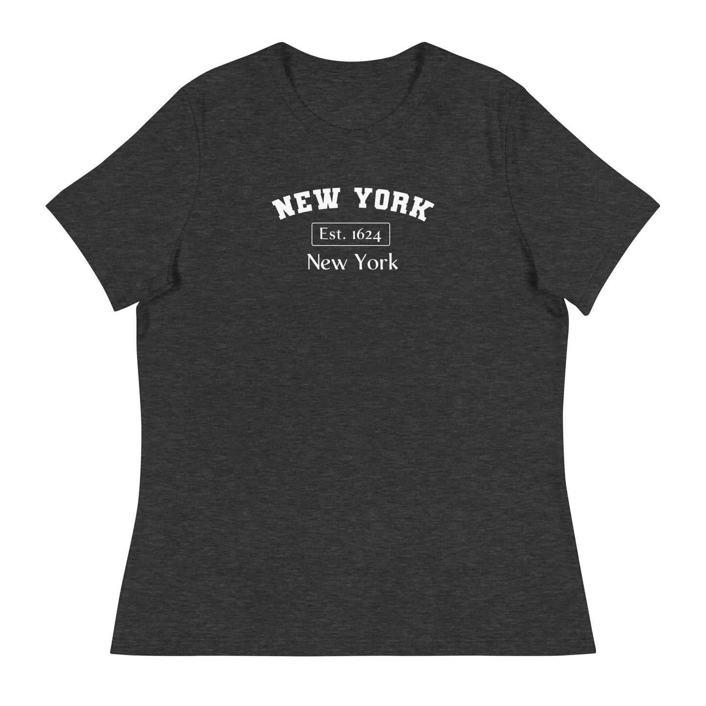 New York, New York Women's T-Shirt Dark Grey Heather