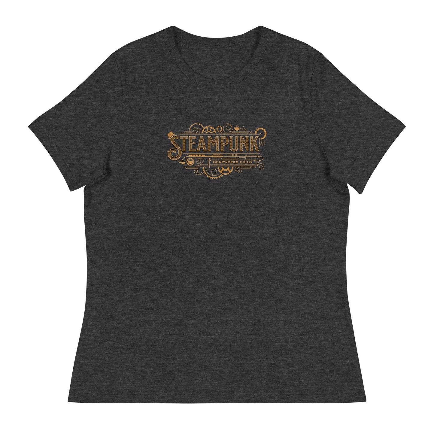 Steampunk Gearworks Guild Women's T-Shirt Dark Grey Heather