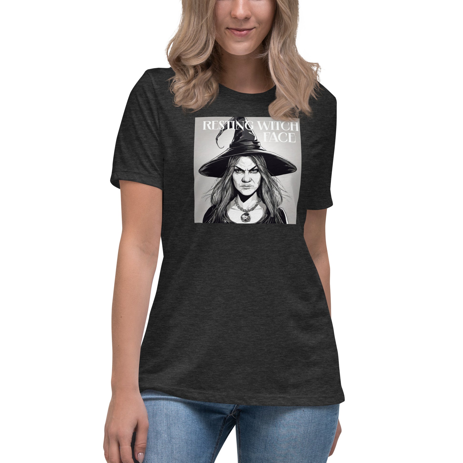 Resting Witch Face Women's Halloween T-Shirt