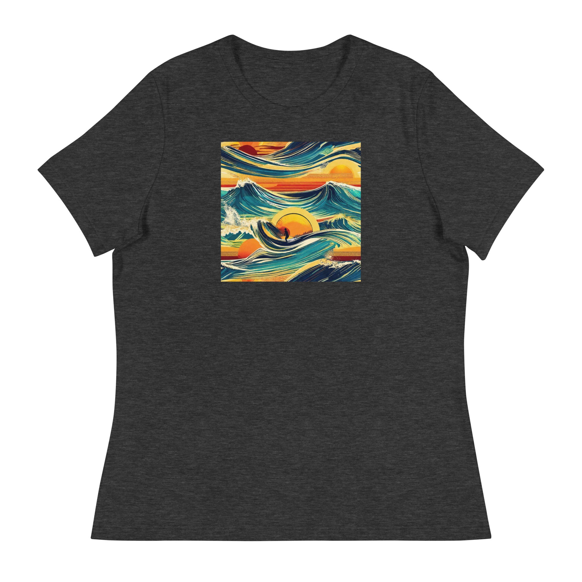 Surf's Up Women's T-Shirt Dark Grey Heather