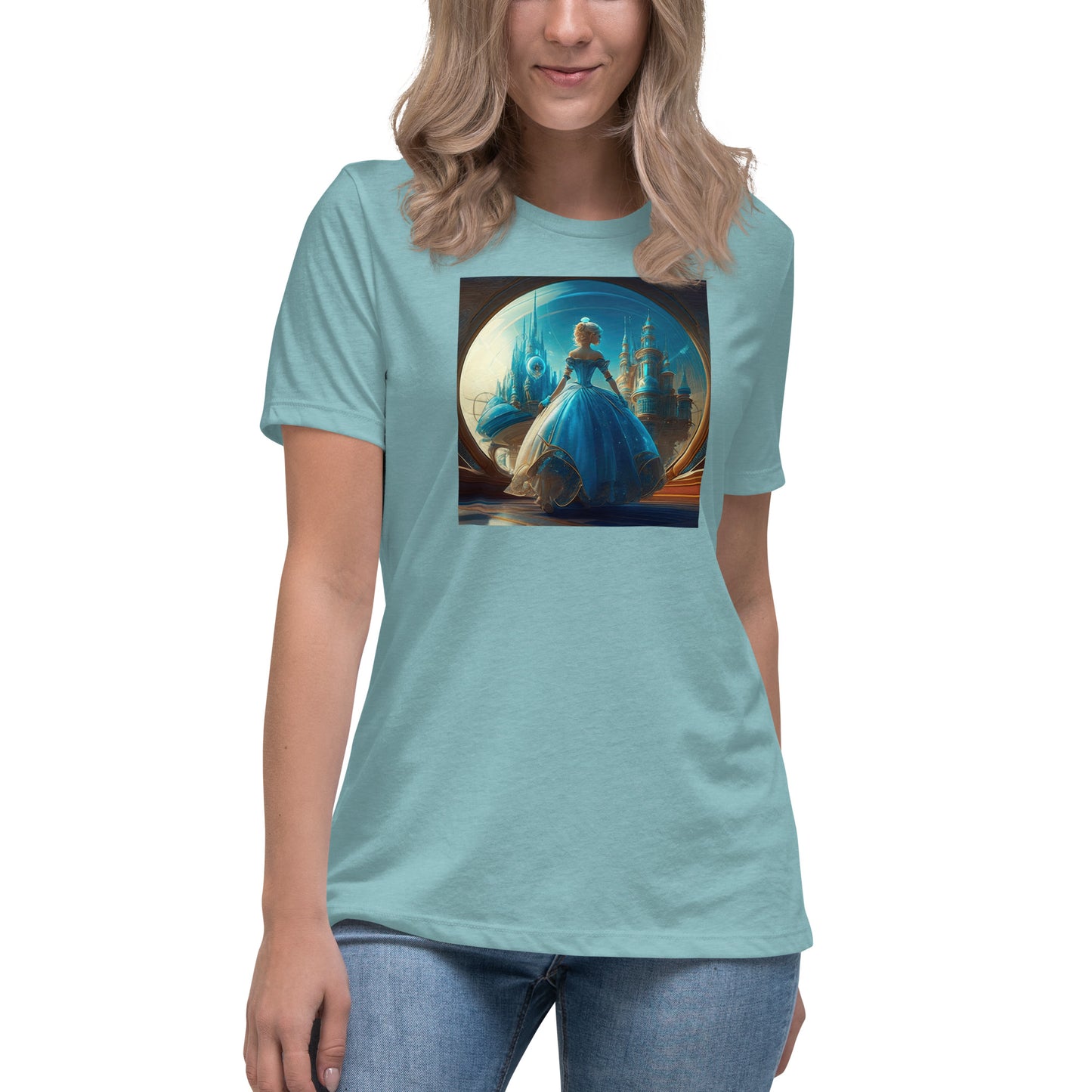 Princess Viewing the City Women's Fairy Tale T-Shirt