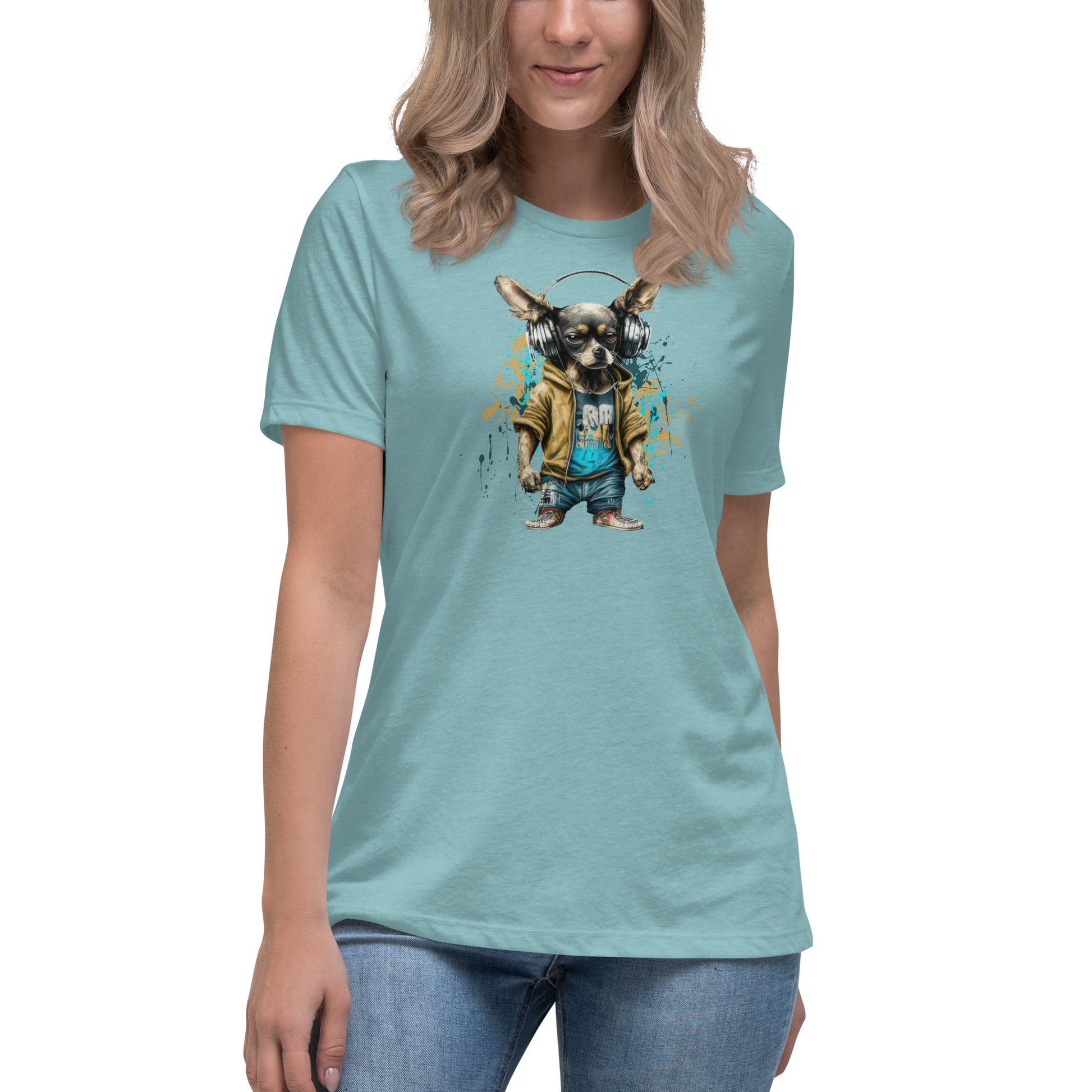 Cool Beats Chihuahua Women's Animal T-Shirt