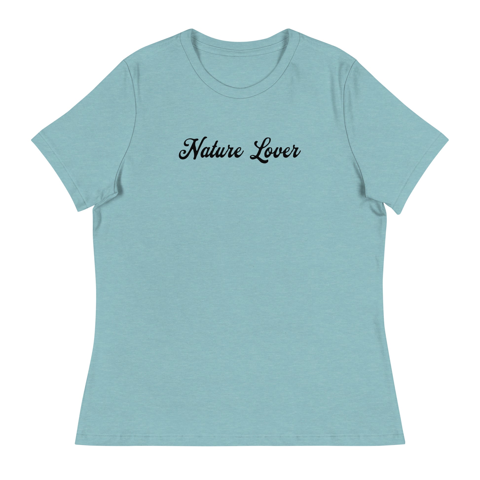 Nature Lover Women's T-Shirt Heather Blue Lagoon