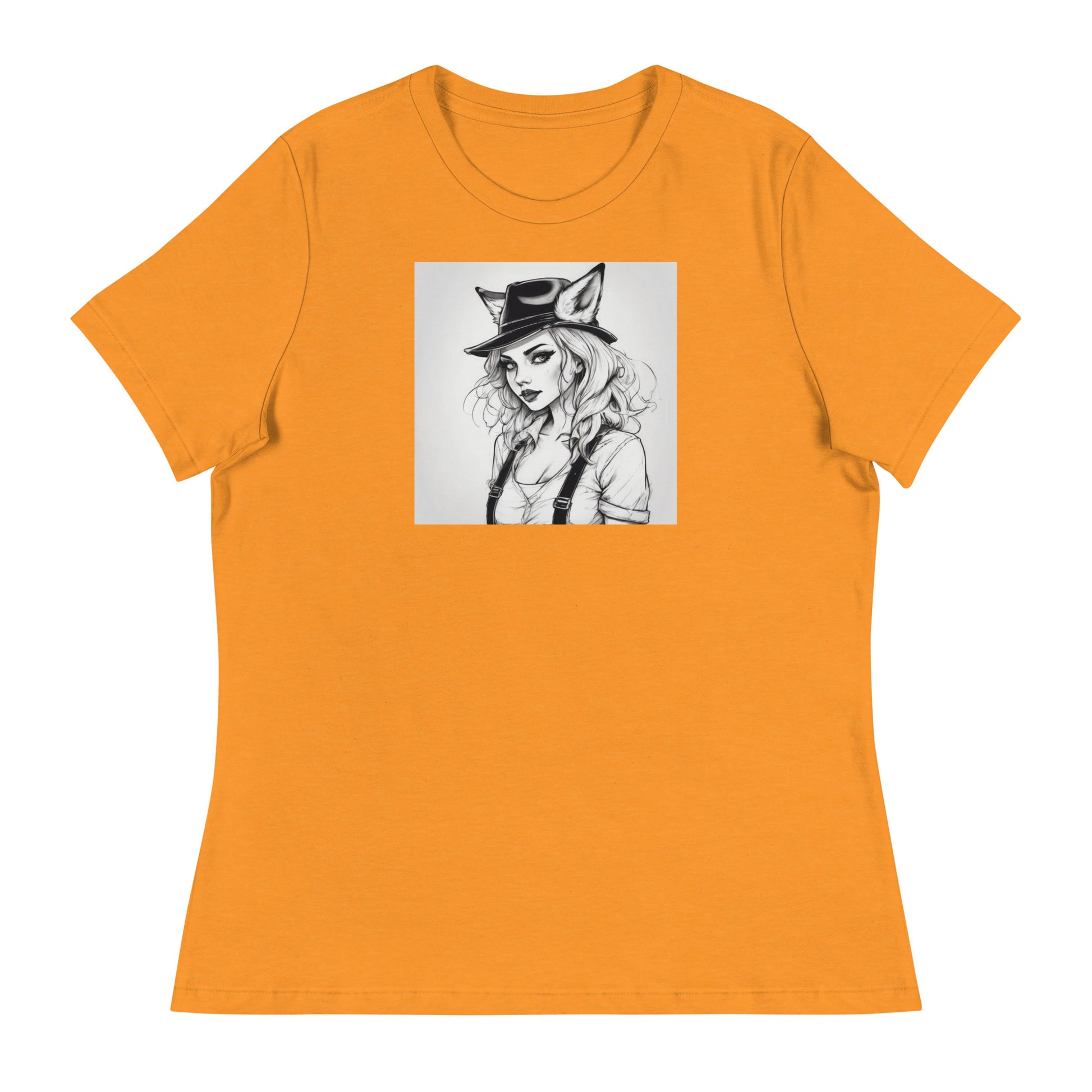 Foxy Lady Women's T-Shirt Heather Marmalade