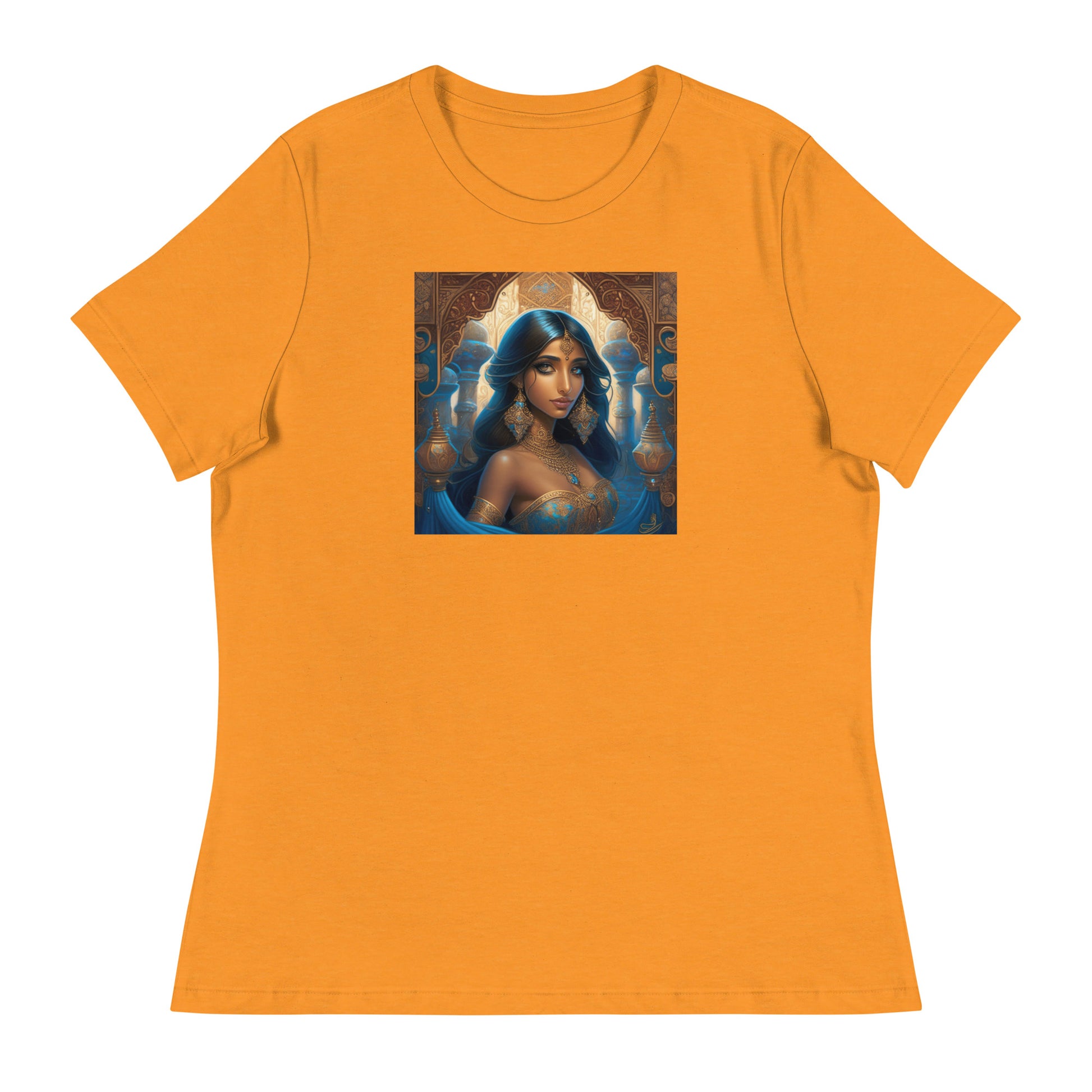 Princess Jasmine Women's T-Shirt Heather Marmalade