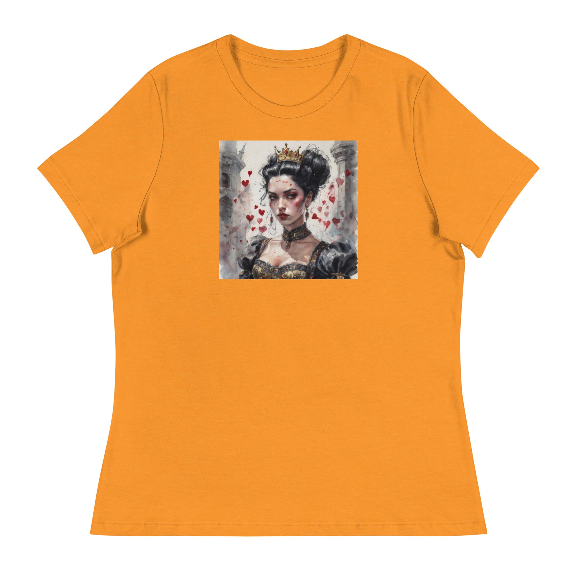 Queen of Hearts Women's T-Shirt Heather Marmalade