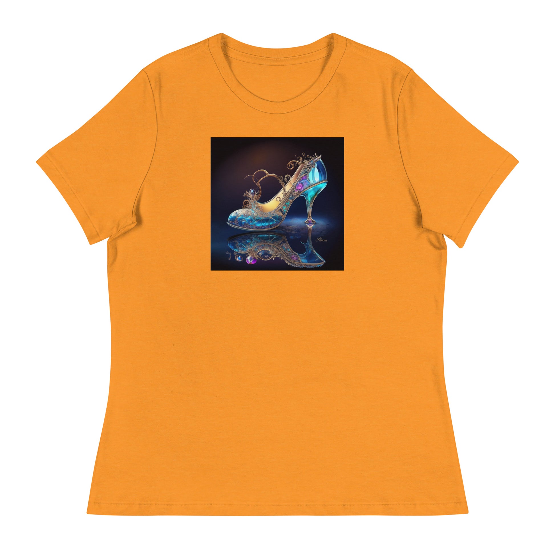 Cinderella's Glass Slipper Women's Fairy Tale T-Shirt Heather Marmalade