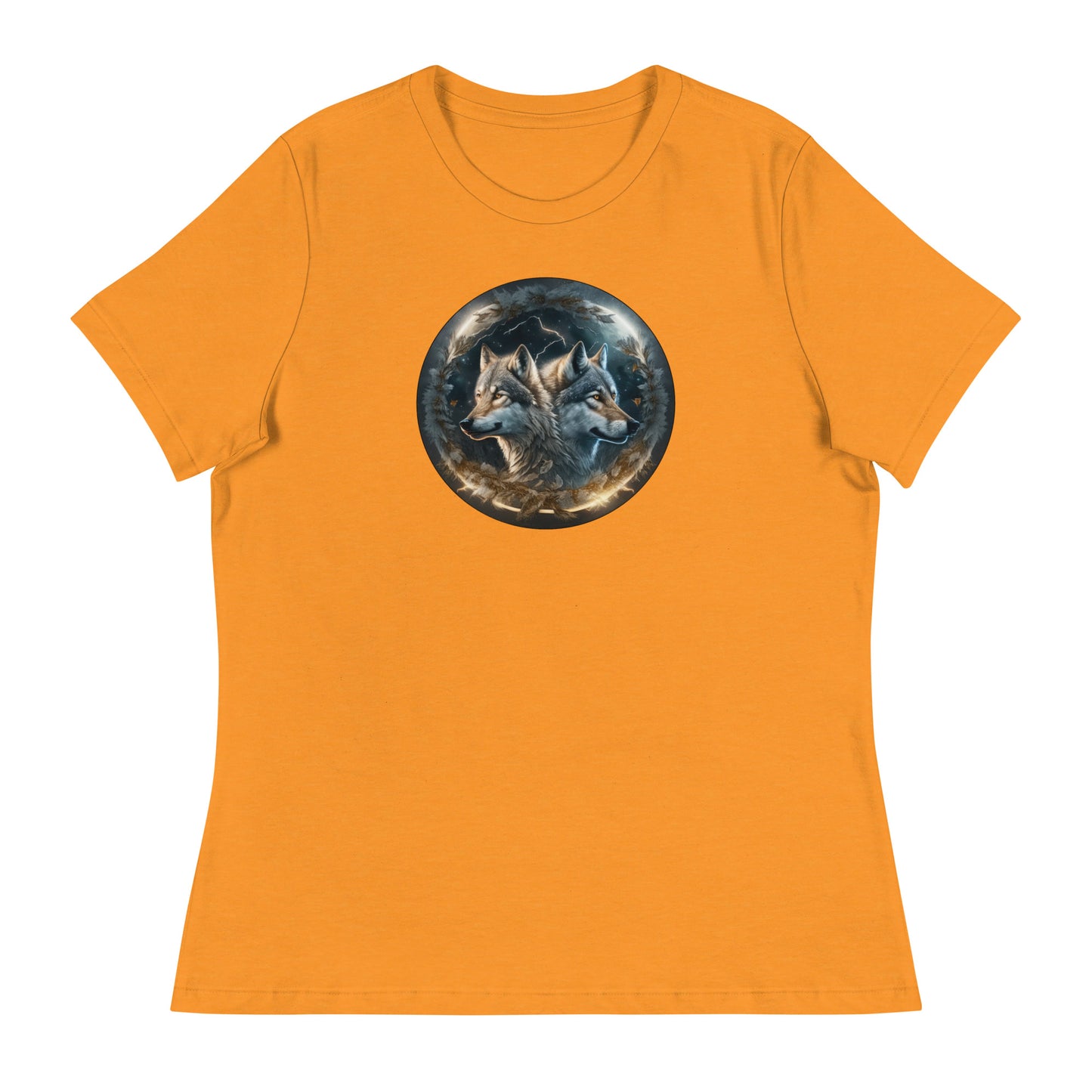 Women's Wolf Spirits T-Shirt Heather Marmalade