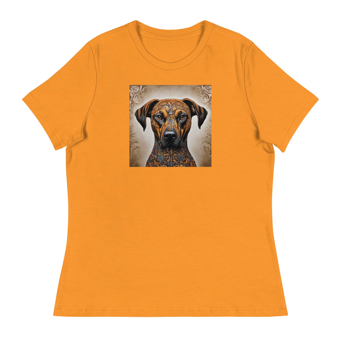 Decorative Dog Women's Animal T-Shirt Heather Marmalade