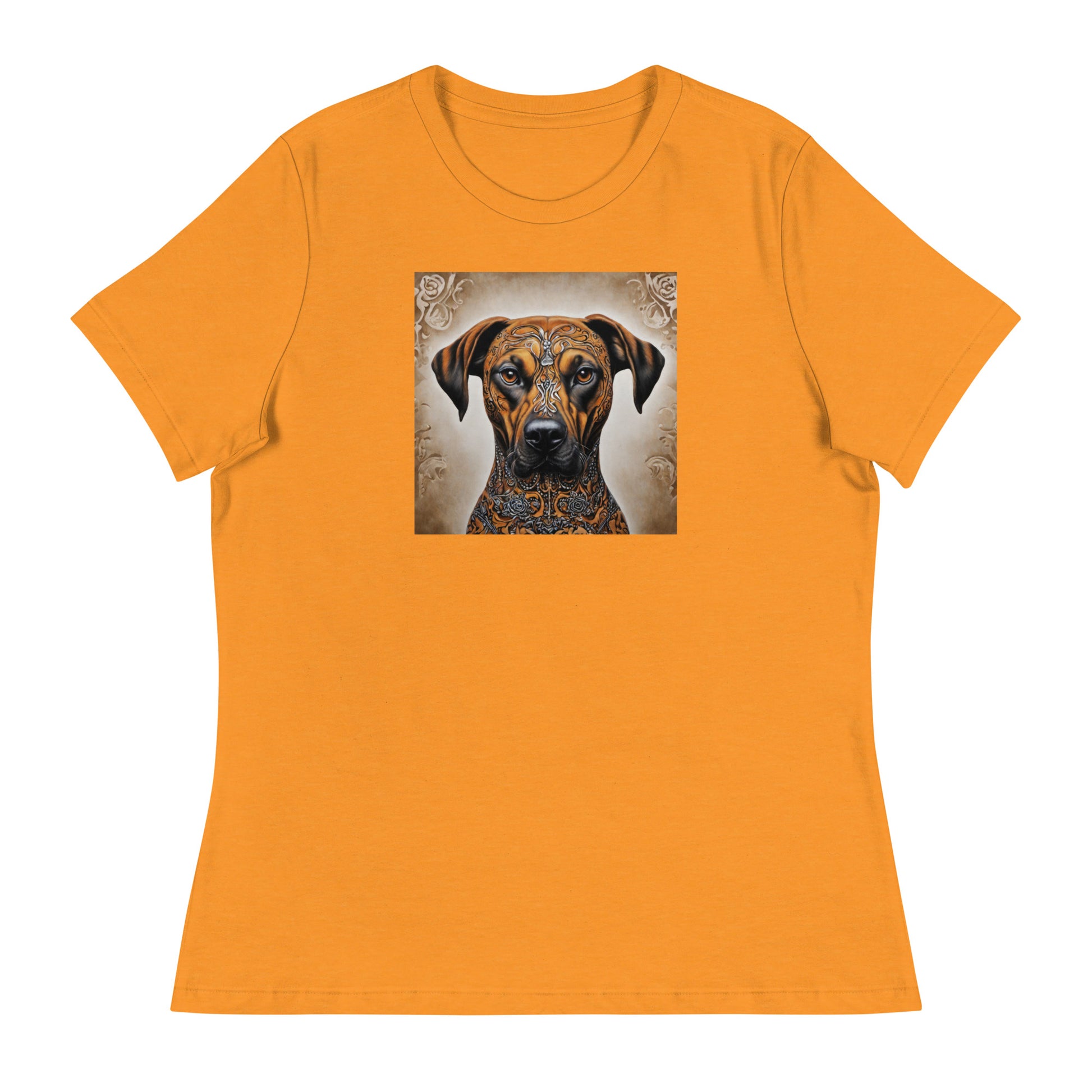 Decorative Dog Women's Animal T-Shirt Heather Marmalade