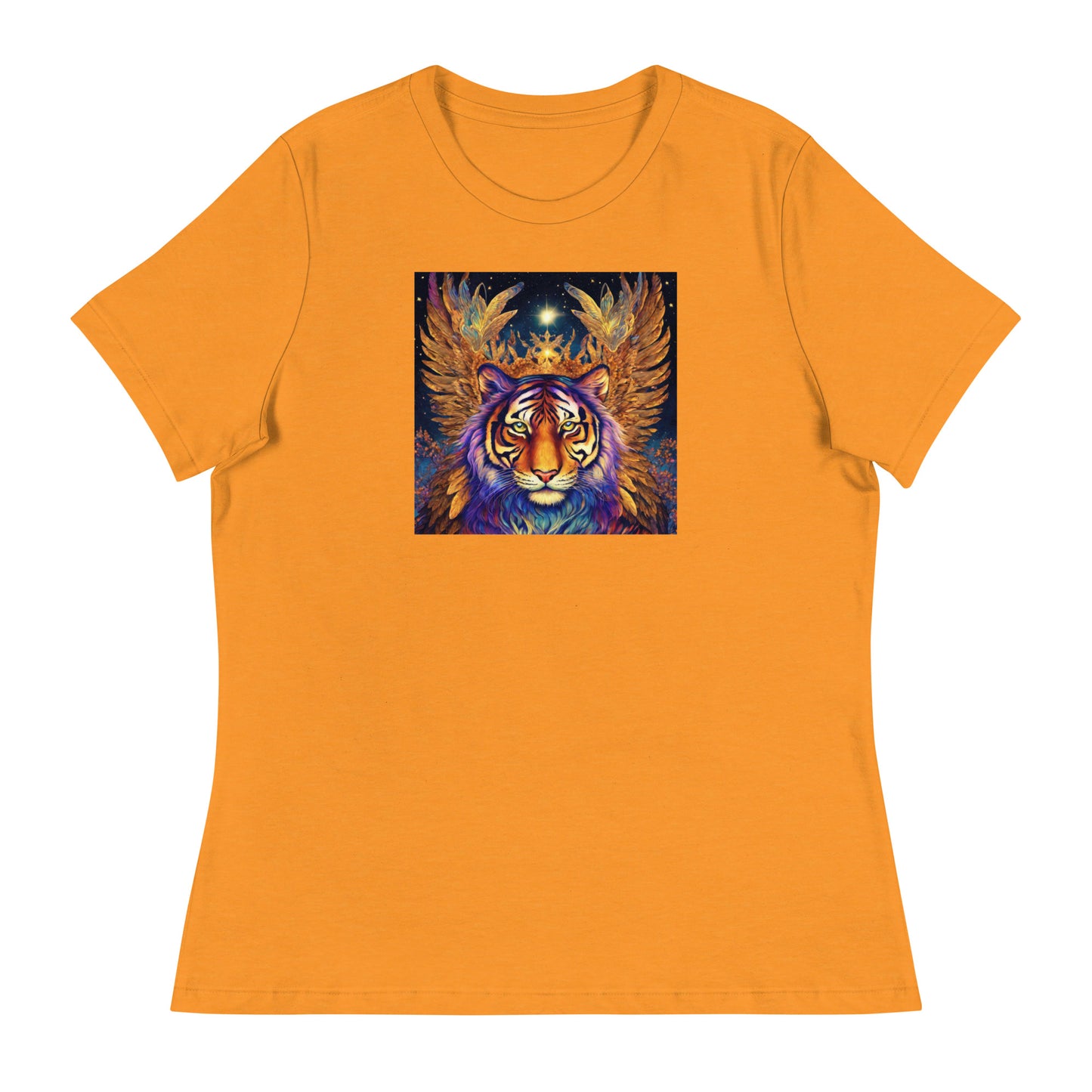 Beautiful Bengal Tiger Women's Animal Lover T-Shirt Heather Marmalade