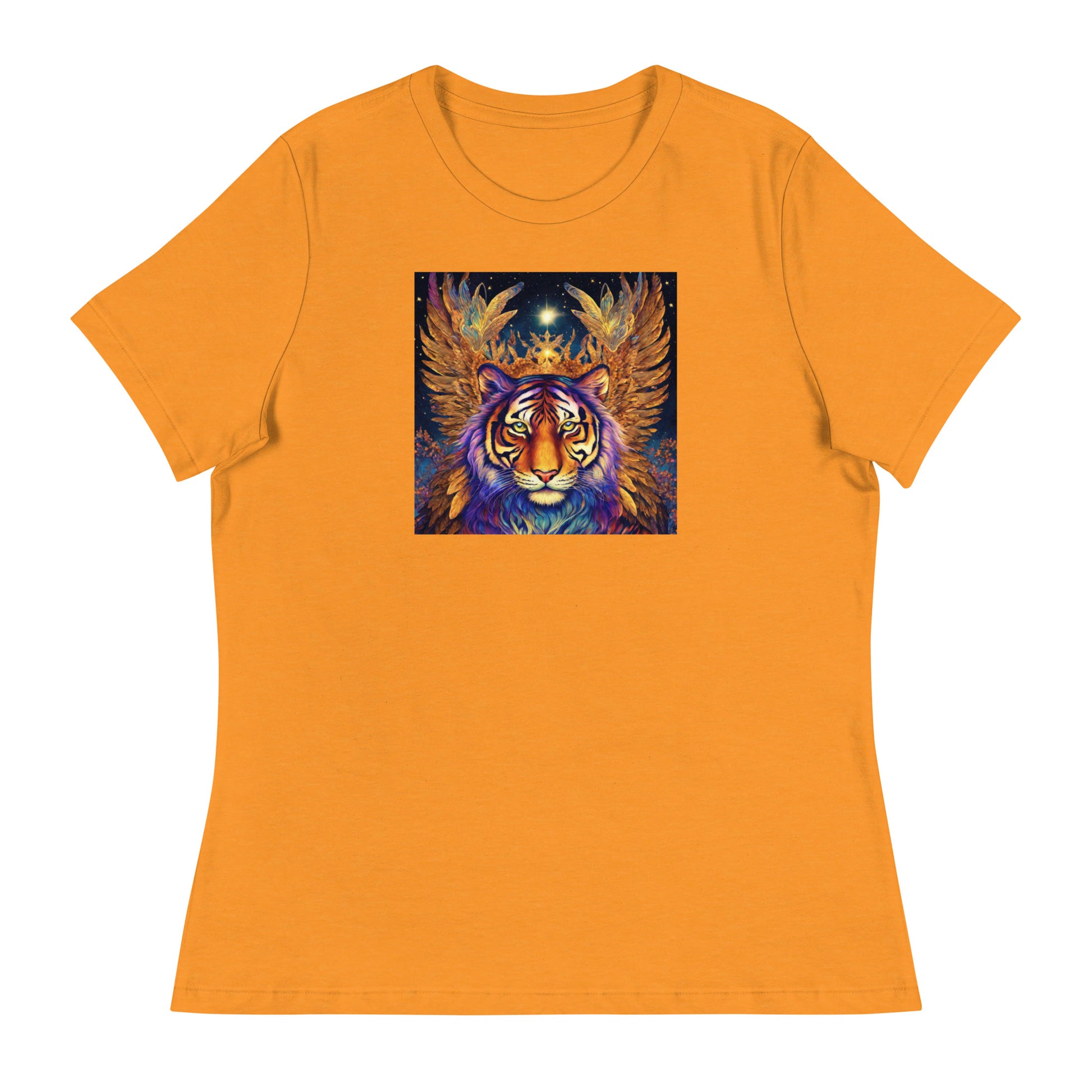 Beautiful Bengal Tiger Women's Animal Lover T-Shirt Heather Marmalade