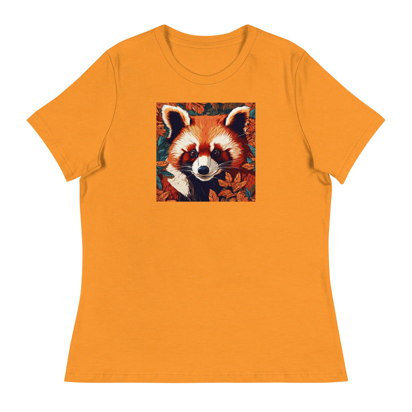 Red Panda Women's Animal Lover T-Shirt Heather Marmalade