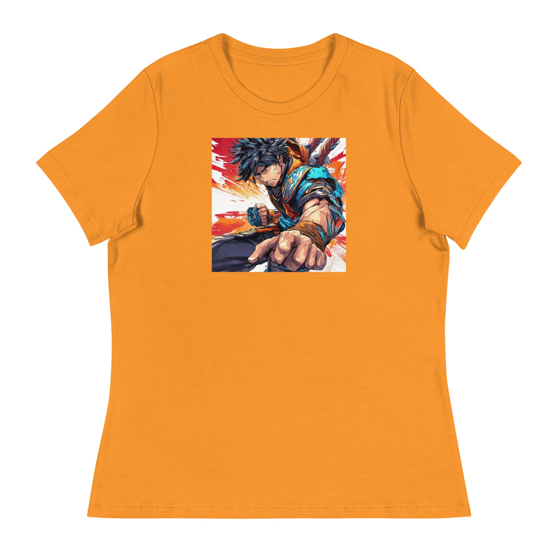 Dauntless Hero Women's Anime T-Shirt Heather Marmalade