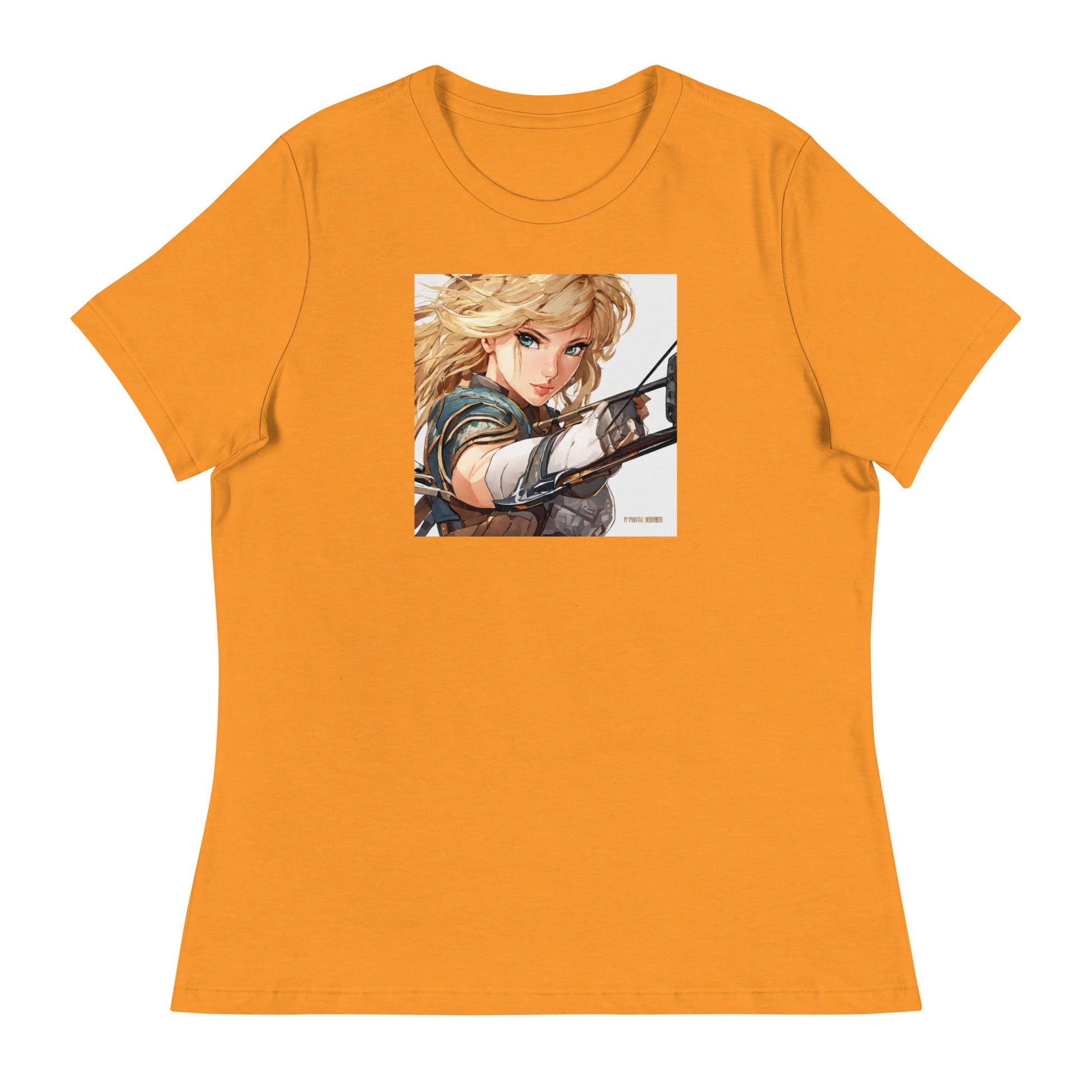 Fierce Shieldmaiden Women's Anime T-Shirt Heather Marmalade