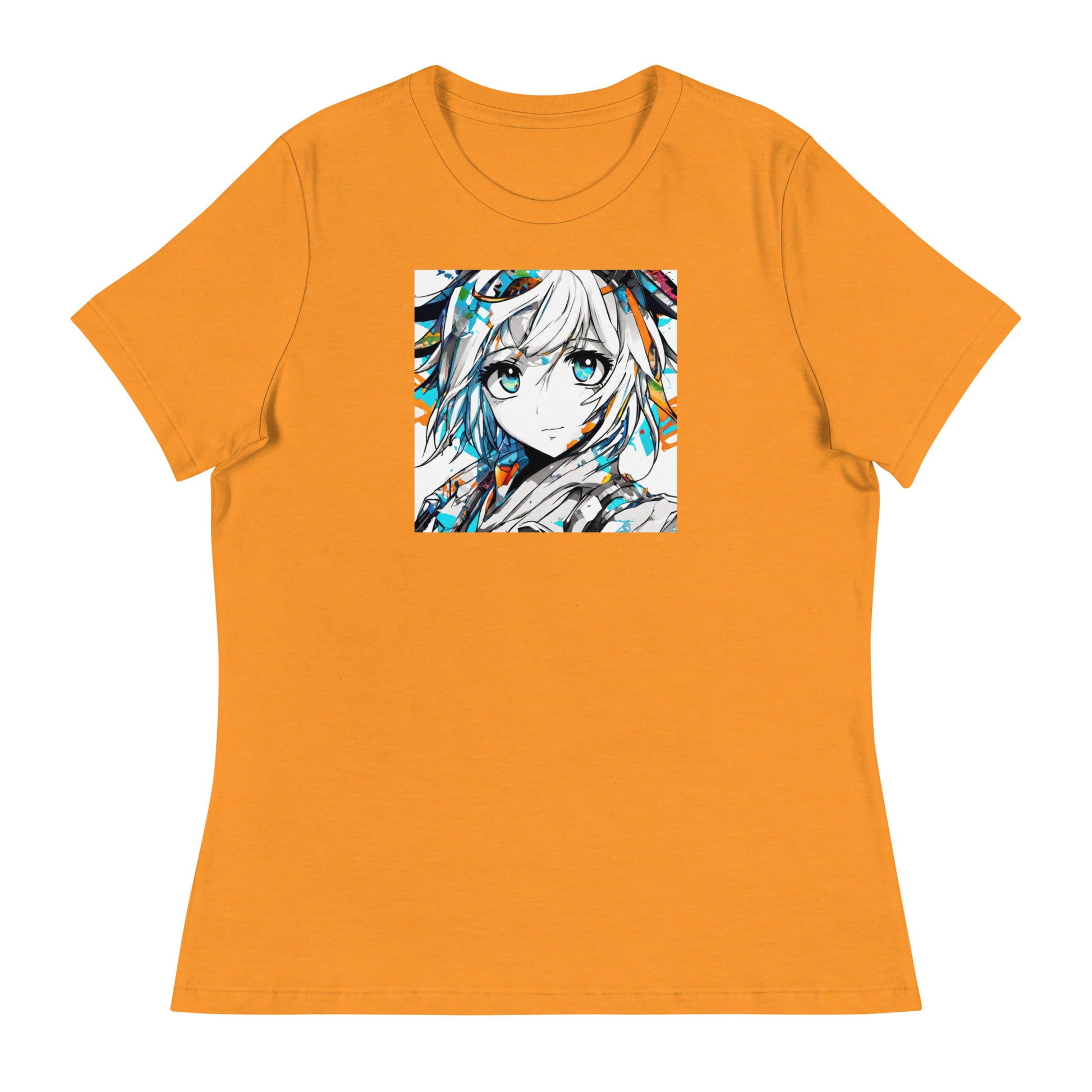 Women's Anime Addict T-Shirt Heather Marmalade