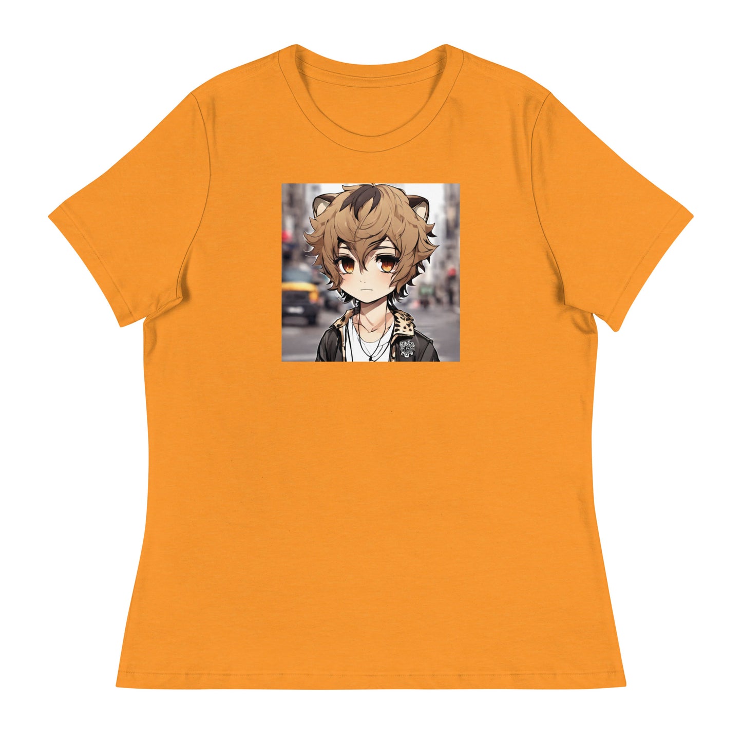 Leopard Boy Women's Anime T-Shirt Heather Marmalade