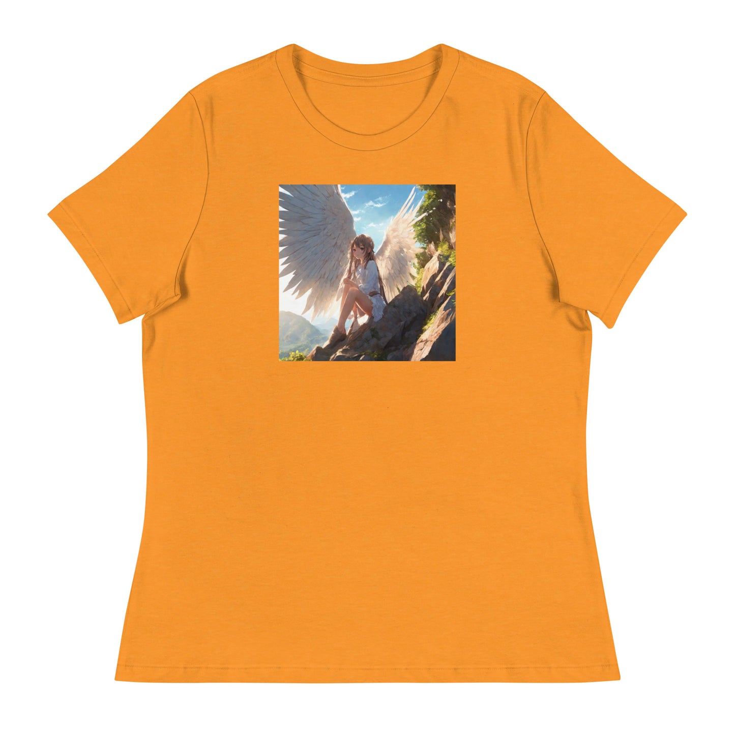 Beautiful Angel Women's Anime T-Shirt Heather Marmalade