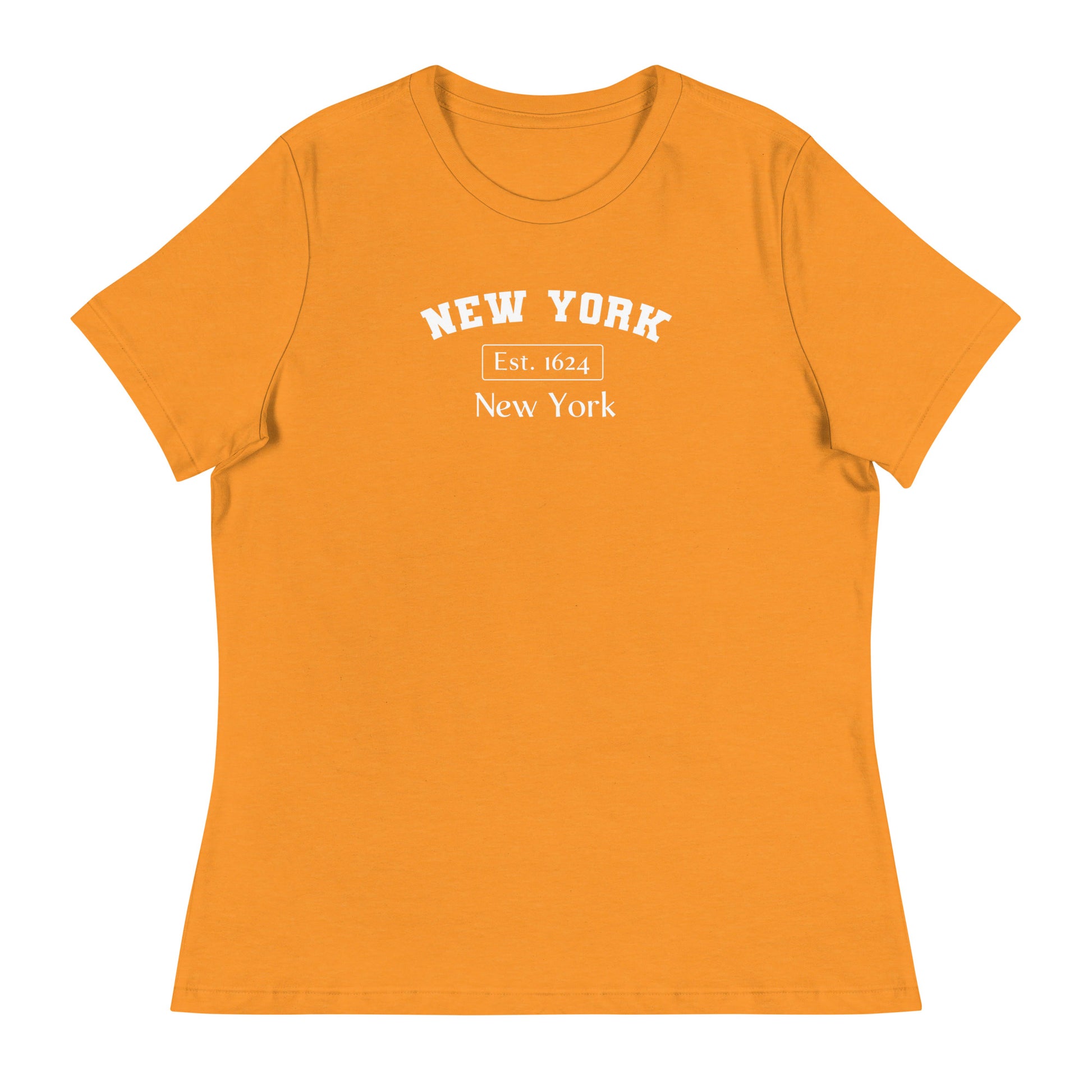 New York, New York Women's T-Shirt Heather Marmalade