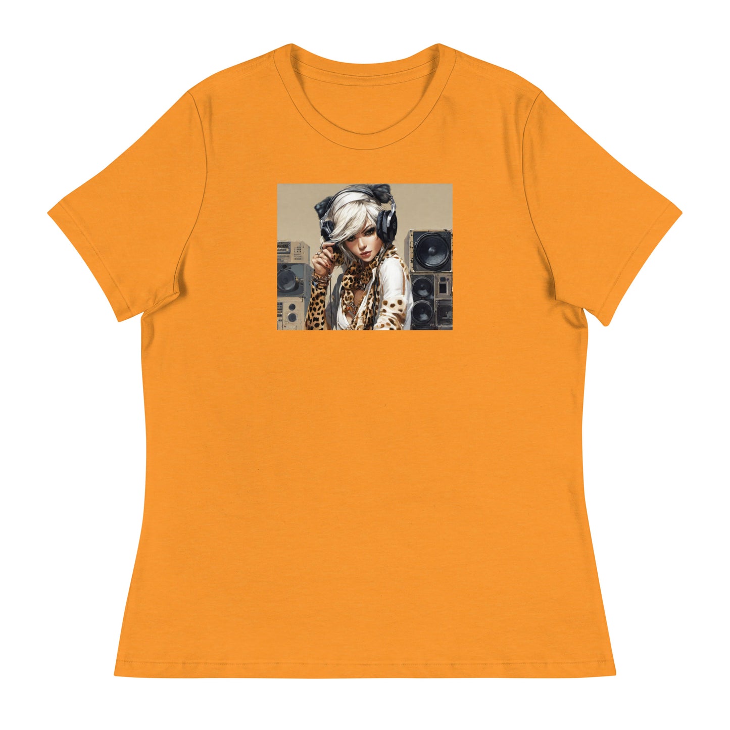 Women's DJing T-Shirt Heather Marmalade