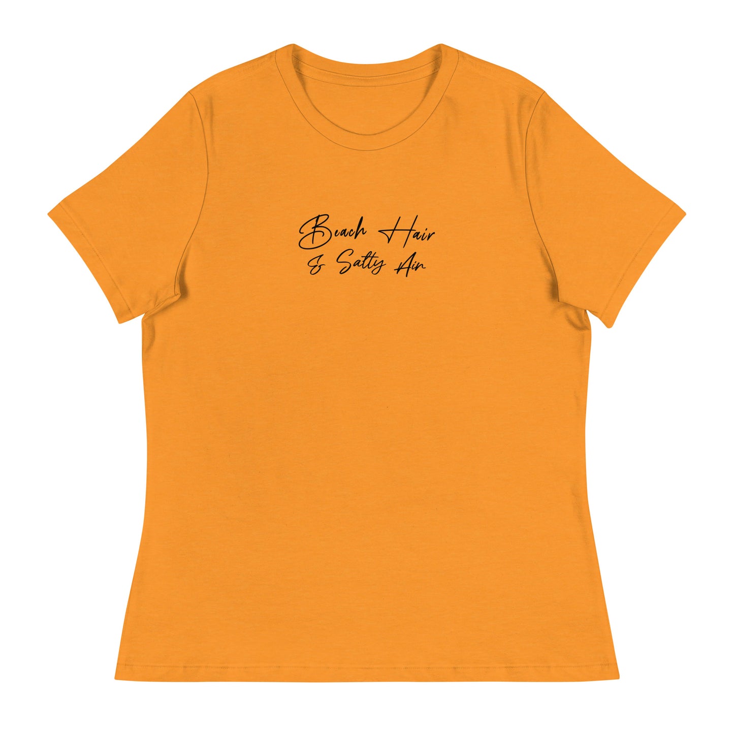 Beach Hair & Salty Air Women's Summer T-Shirt Heather Marmalade